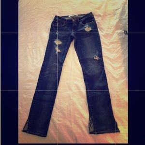 DONATED! A & F destroyed denim pants